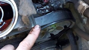 Как установить ремень генератора гура кондиционера Мерседес W 210  m112  V 2.8