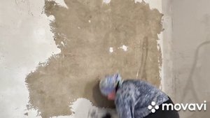 Выравнивание  стены,  визуально.