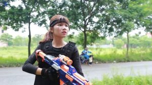 LTT Game Nerf War : Winter SEAL X Nerf Guns Fight Criminal Group Steal Items
