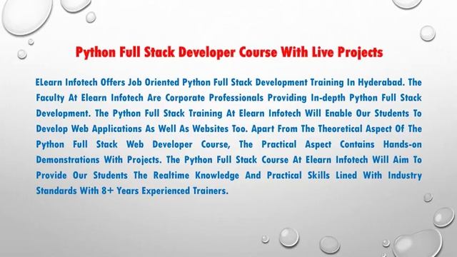 Python Full stack Training in Hyderabad