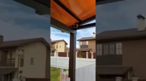 доробатываем навес к гаражу из сэндвич панелей своими руками!!!
