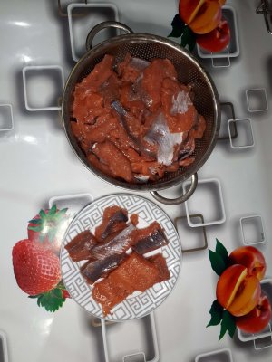 Солю красную рыбу по якутски