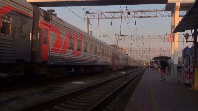 Электровоз ЭП1П-029 с поездом № 121 Владикавказ - Спб смотреть онлайн