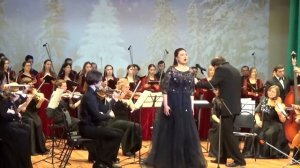 Моцарт - произведение по псалму 116. Солистка - Наталья Чесовитина