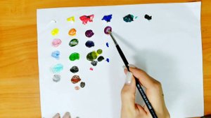 Как смешивать акриловые краски