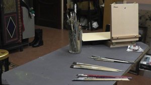 Кисти для рисования. Мастерская художника