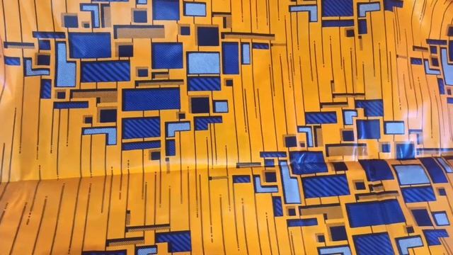 Хлопковая ткань из ЮАР. Digital Wax Print #5 Marigold смотреть онлайн