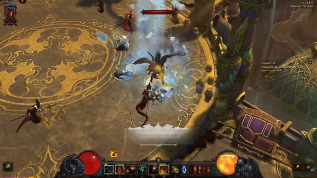 Diablo 3 : Комплектное подземелье за Варвара в сете Мощи Земли смотреть онлайн