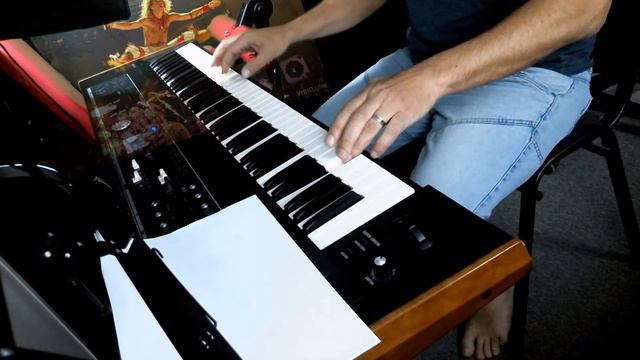 Jump from Van Halen (main synth part cover) смотреть онлайн