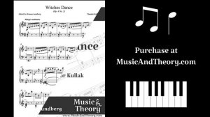 "Witches Dance" (Kullak) Piano Sheet Music - MusicAndTheory.com