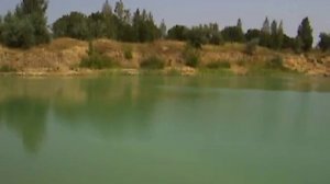 100811 Голубое озеро Бывший карьер Орёлстроя голубая глина Голубые озёра Орловский район город Орёл