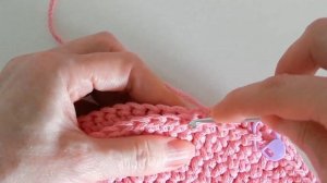 Такую вы точно не вязали! Сумка Сердце из шнура крючком. Модная вязаная сумка из одного мотка