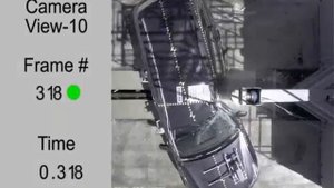 Crash Test 2011 - 20** Subaru Outback (Pole Test) NHTSA