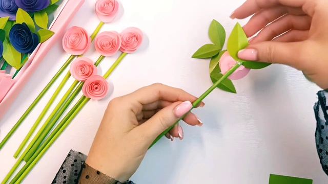 Цветы из бумаги. Подарок своими руками смотреть онлайн