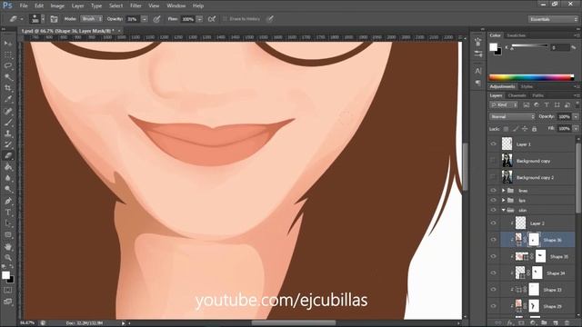 Cartoon Effect / Vector Vexel Art using Photoshop Tutorial 2018 - Free Vector Winner смотреть онлайн