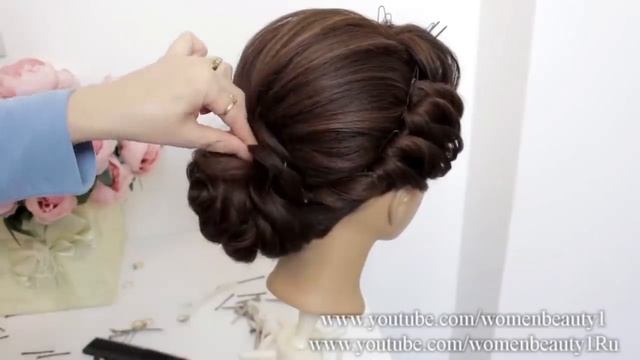 2 Easy hairstyles  Hairstyles for wedding  Bun hairstyles