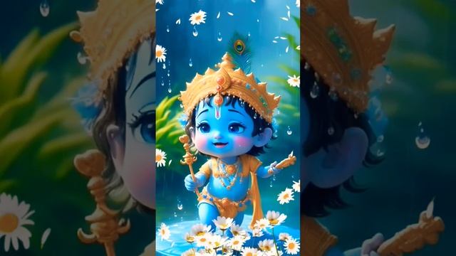 Cutest Little Krishna ? | Shri Krishna Govinda Hare Murari ?? #trending #viral #youtubeshorts