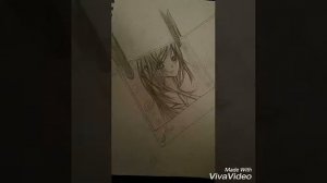 How to draw an anime girl in a photo