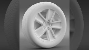 3D Model of Chevrolet Camaro Convertible 2007 wheel Review