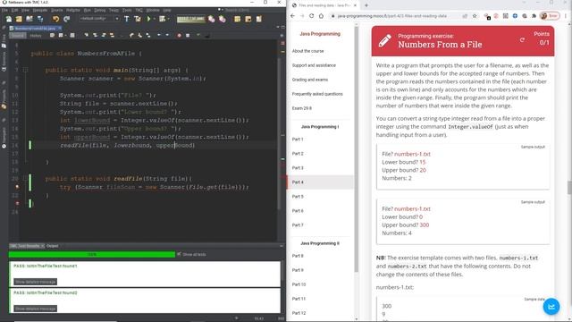 21. Java Helsinki Uni MOOC programming 1 part 4! Files and Reading Data Part 2 of 3 смотреть онлайн