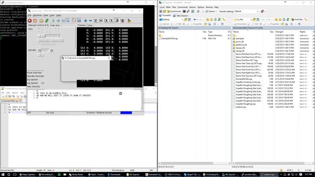 Transferring Overwriting and Reloading PocketNC Files смотреть онлайн