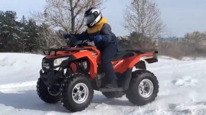 Крутой дрифт зима 2021 квадроцикл -15