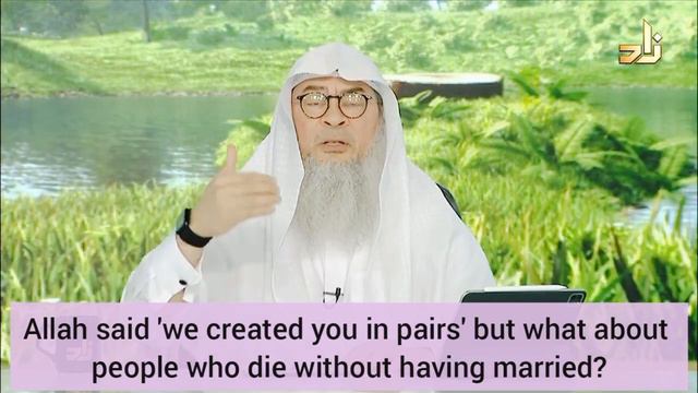 Allah said We created you in pairs, but what about people who die while being Single assim al hakee смотреть онлайн