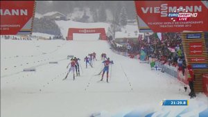 Победный финиш Никиты Крюкова. ЧМ-2013. Командный спринт. Свободный стиль. Валь ди Фиемме (Италия)