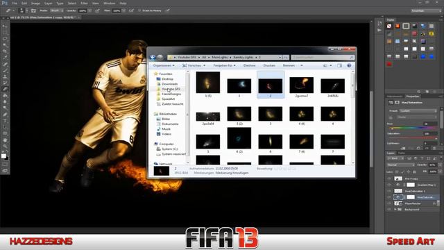 FIFA 13 Wallpaper | Part 1 | Speed Art | by Hazze смотреть онлайн