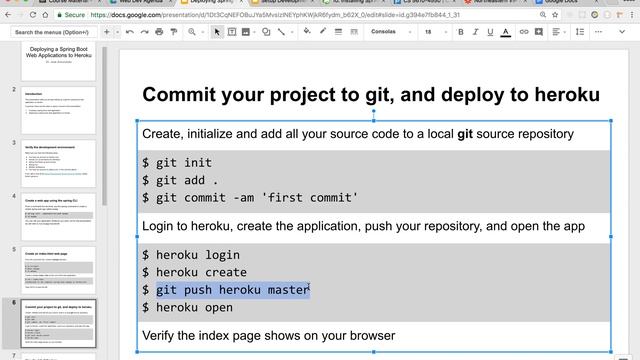 M2L2.3 Deploying spring boot web applications on heroku смотреть онлайн