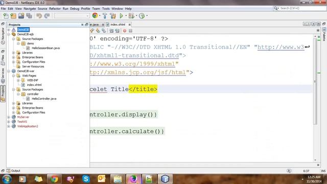 Enterprise Application with EJB in NetBeans