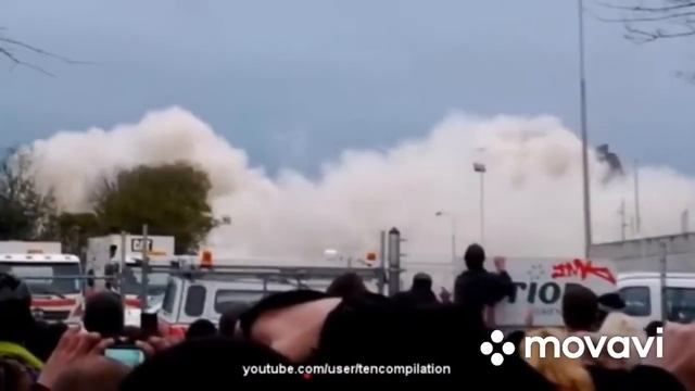 Съёмка на оборот (разрушение домов) смотреть онлайн