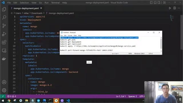 K8s: Run a mongodb server using kubernets смотреть онлайн
