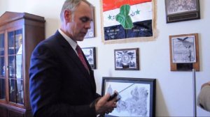 Rep. Ryan Zinke shows off his knife collection