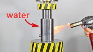 HYDRAULIC PRESS VS EXPANDING WATER