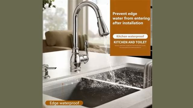 Лента прозрачная водостойкая самоклеящаяся для ванной и бассейна, 0,8 мм смотреть онлайн