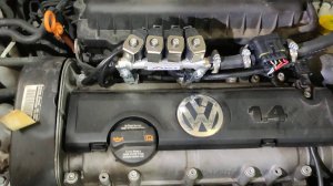 ГБО 4 поколения на VW POLO 1.4 100HP C ALASKA