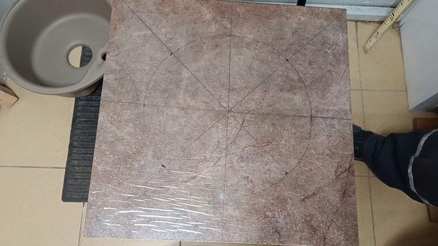 Как вырезать отверстие под мойку из камня. Как установить круглую раковину в столешницу. смотреть онлайн