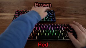 Red switches vs Brown switches