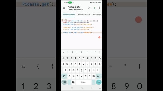 Picasso library implants on mobile ?? | Android ide tutorial