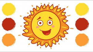 Как нарисовать СОЛНЫШКО / Рисунок для детей / Раскраска СОЛНЦЕ / How to draw the SUN / Coloring SUN