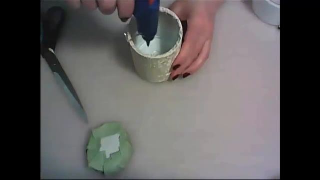 ✽ Декор горшка для цветов своими руками! Мастер-класс