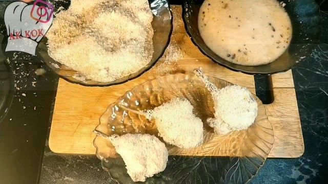 Корейка барашка в панировочных сухарях. смотреть онлайн