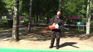 Первое применение воздуходувки STIHL BGA 200