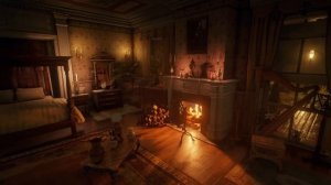 Fall asleep to the gentle sounds of rain, thunder and fireplace in your cozy bedroom
