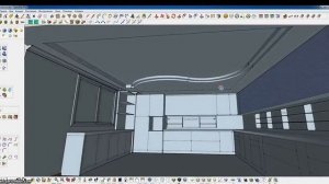 SketchUp моделируем потолок