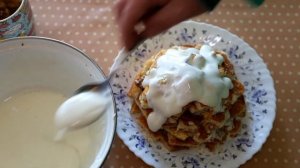 Торт за 10 минут из покупных бисквитов. Торт Санчо в домашних условиях.