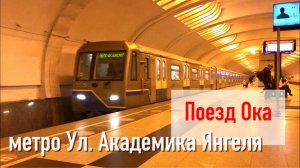 Поезд «Ока» на ст.метро Улица Ак.Янгеля