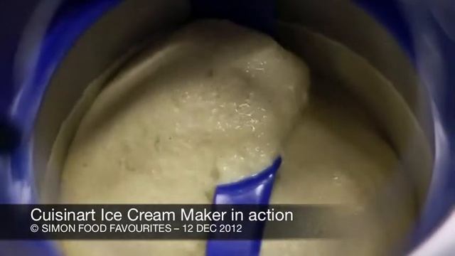 Cuisinart Ice Cream Maker in action - 12 Dec 2012 смотреть онлайн