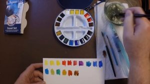 Daler Rowney Aquafine Watercolors - Review and Demo